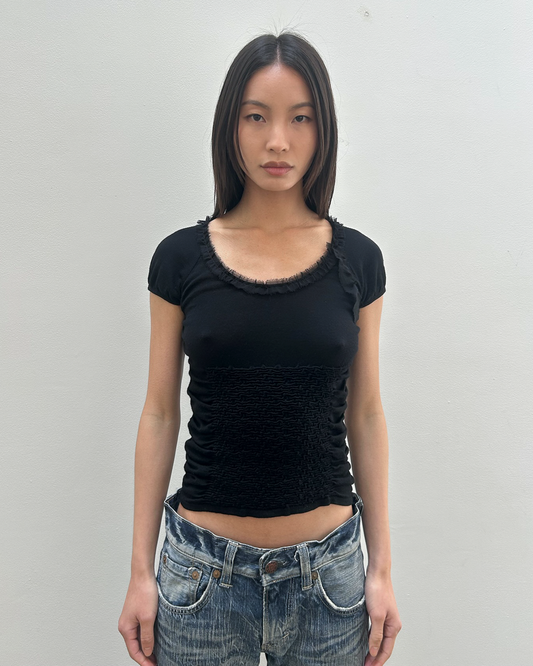 Alberta Ferretti Cinched Waist Top