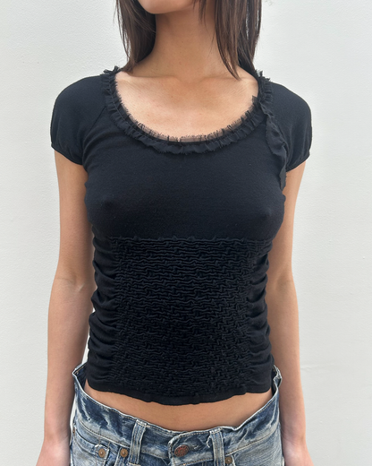 Alberta Ferretti Cinched Waist Top