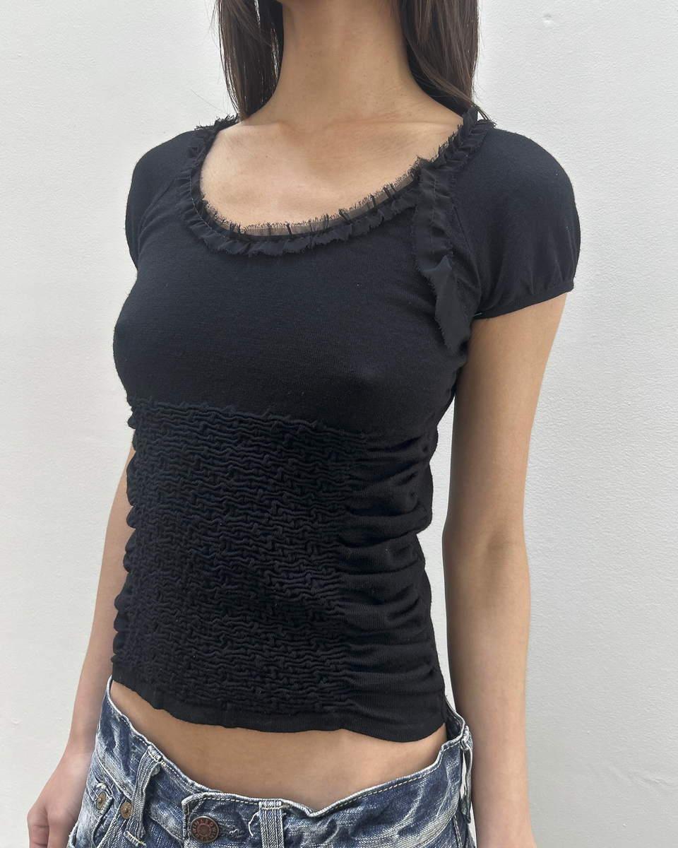 Alberta Ferretti Cinched Waist Top