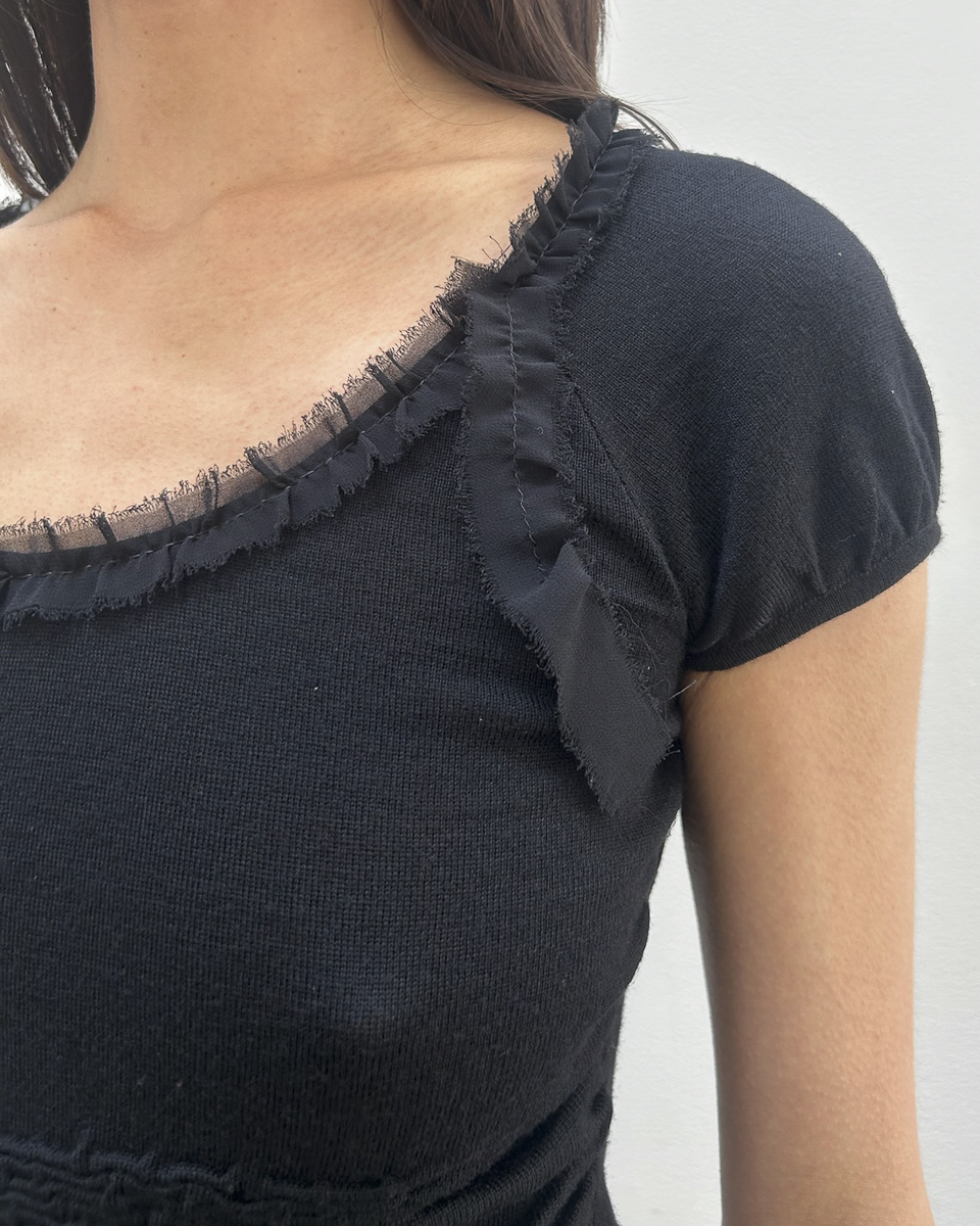 Alberta Ferretti Cinched Waist Top