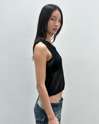 Emporio Armani Mesh Tank Top