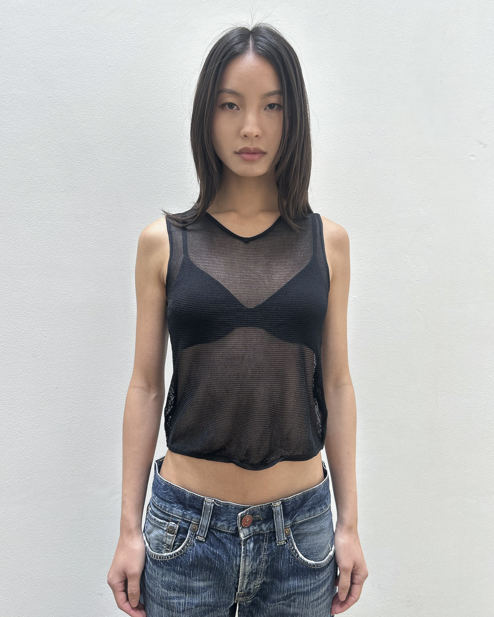 Emporio Armani Mesh Tank Top