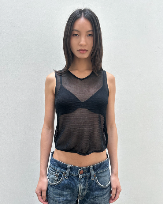 Emporio Armani Mesh Tank Top
