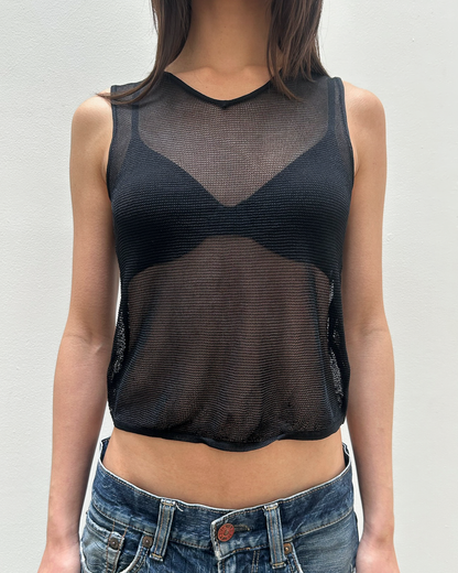 Emporio Armani Mesh Tank Top