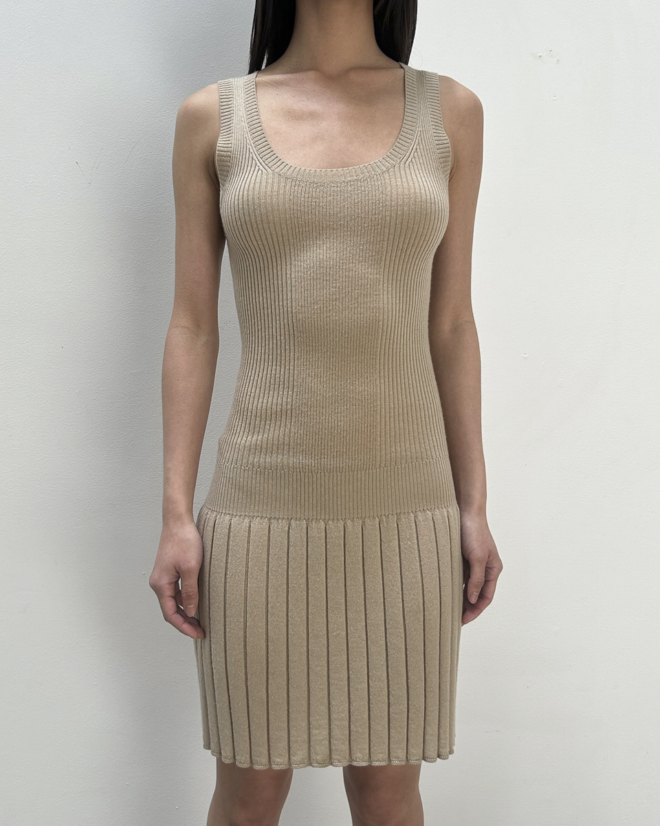 Stefanel Knit Drop-Waist Dress