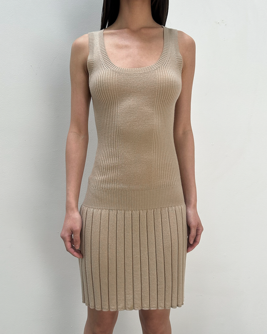 Stefanel Knit Drop-Waist Dress