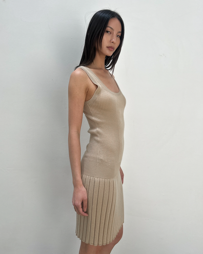 Stefanel Knit Drop-Waist Dress