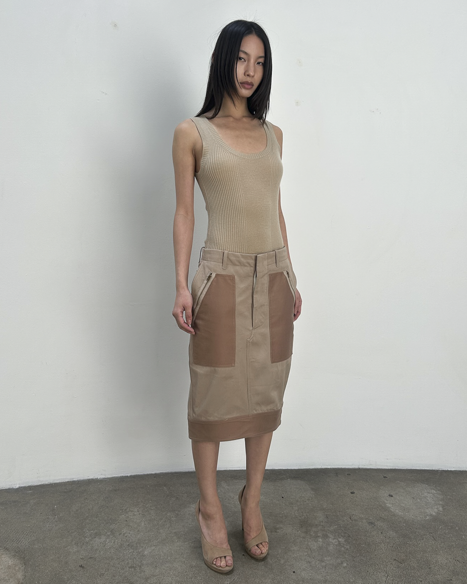 Céline by Phoebe Philo Resort 2010 Cargo Skirt