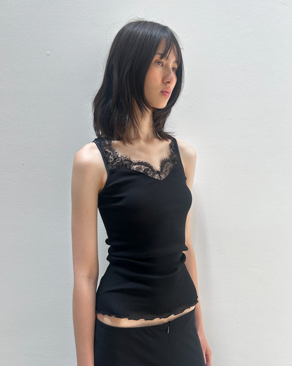Oscalito Lace-Trim Tank Top