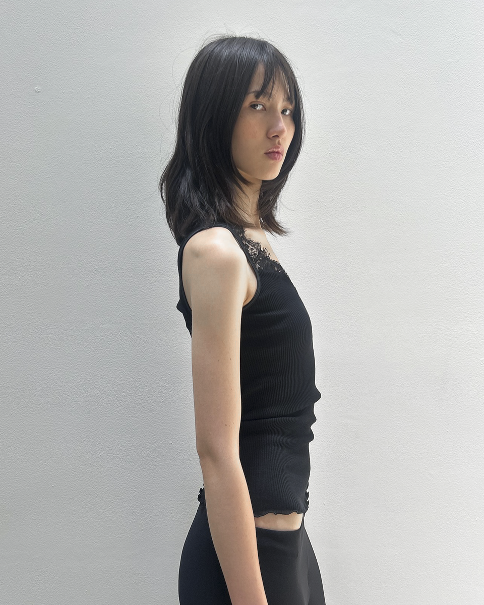 Oscalito Lace-Trim Tank Top
