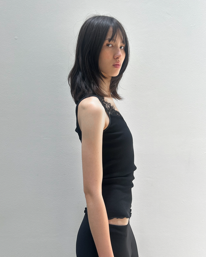Oscalito Lace-Trim Tank Top