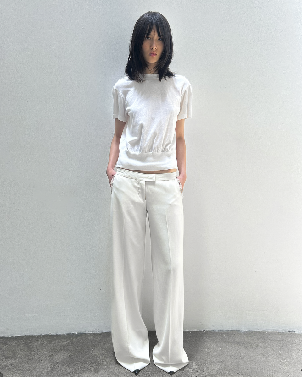 Stella McCartney SS2003 Ruffle-Trim Trousers