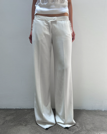 Stella McCartney SS2003 Ruffle-Trim Trousers