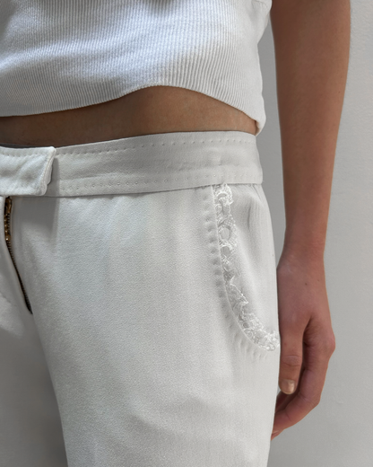 Stella McCartney SS2003 Ruffle-Trim Trousers