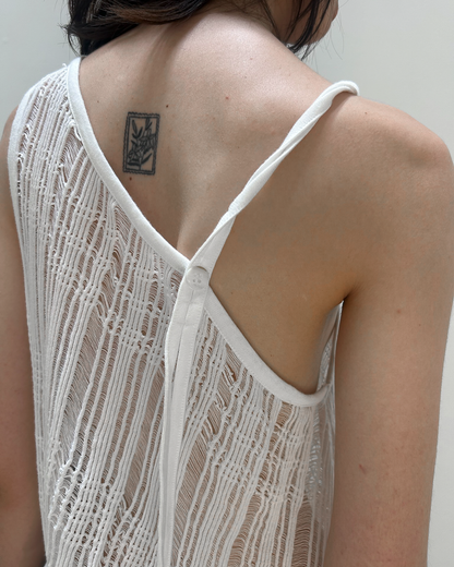 Y's Yohji Yamamoto Open-Weave Knit Top