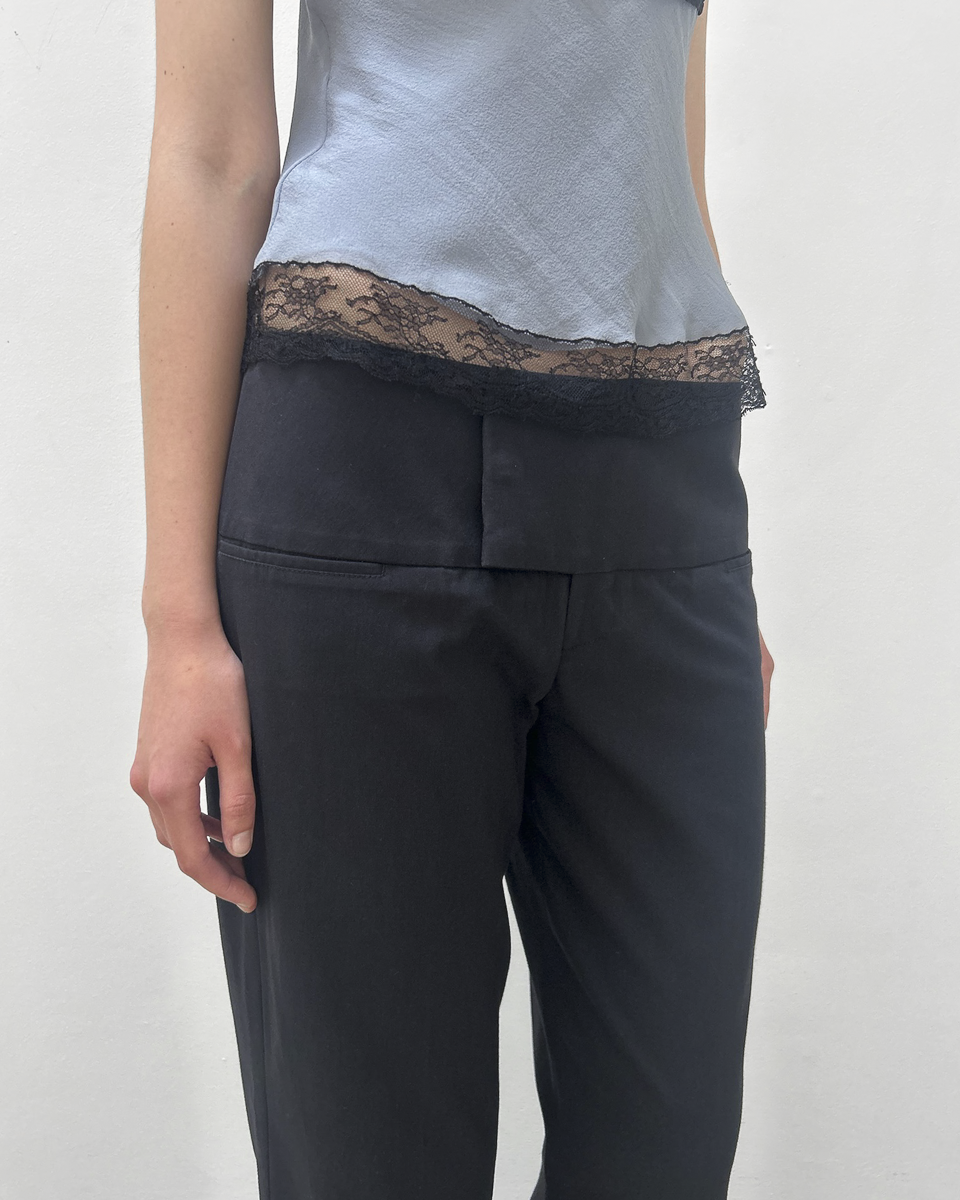 Vintage Low-Rise Trousers