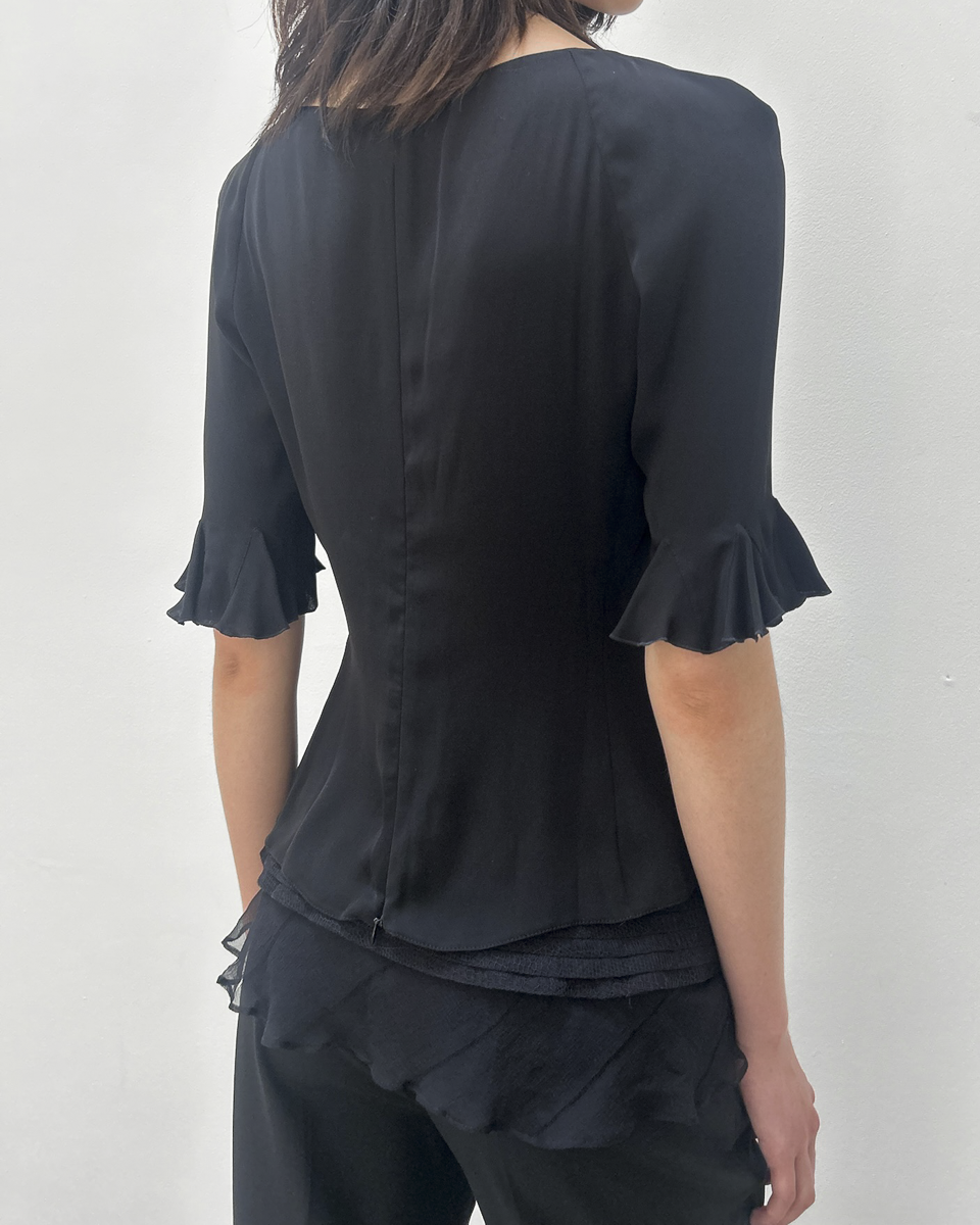 Emporio Armani Bell Sleeve Top