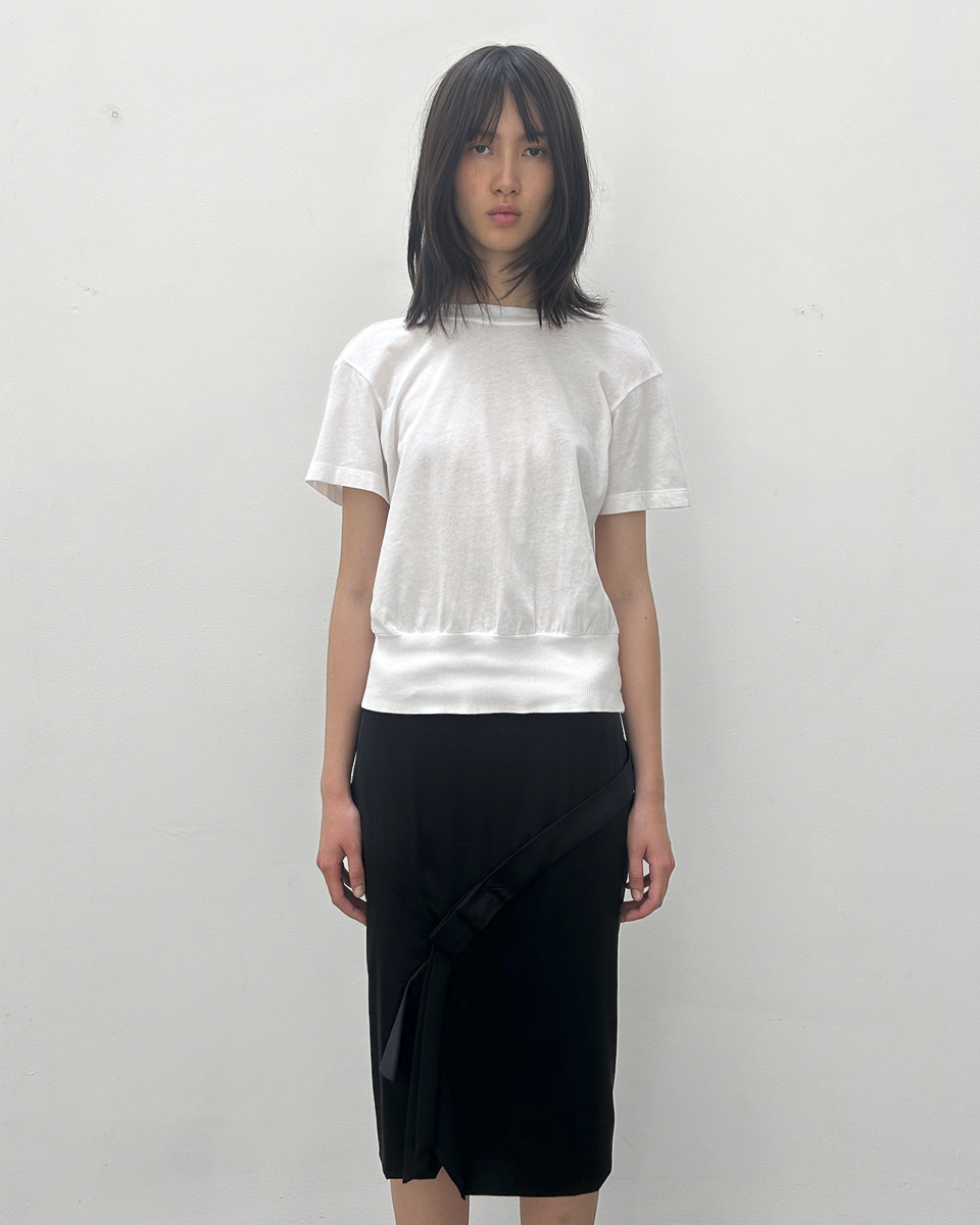 Gucci Ribbon Silk Skirt