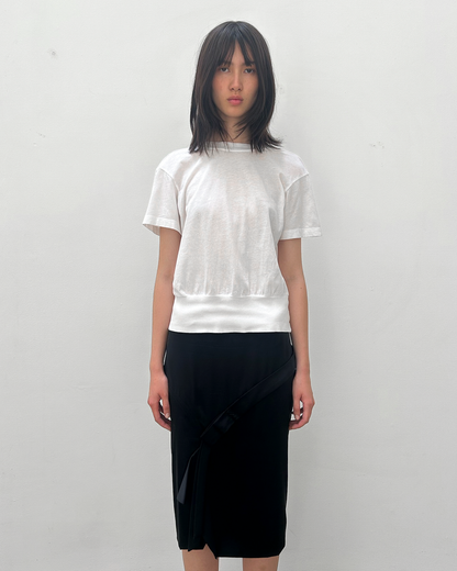 Gucci Ribbon Silk Skirt