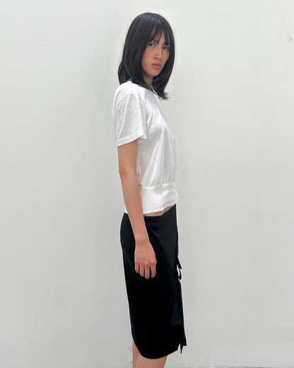 Gucci Ribbon Silk Skirt