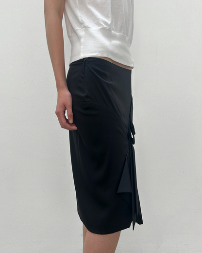 Gucci Ribbon Silk Skirt
