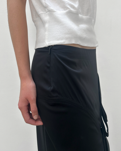 Gucci Ribbon Silk Skirt