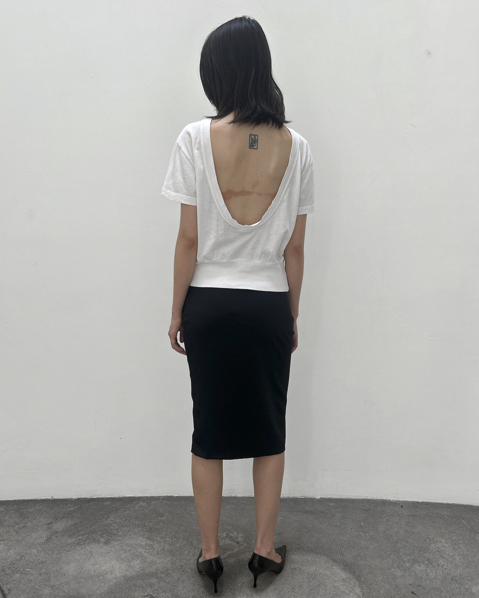 Gucci Ribbon Silk Skirt