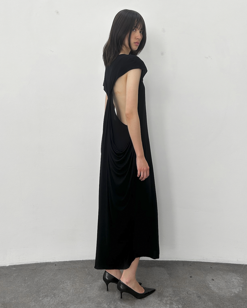 Nicholas K Double Layer Open Back Dress