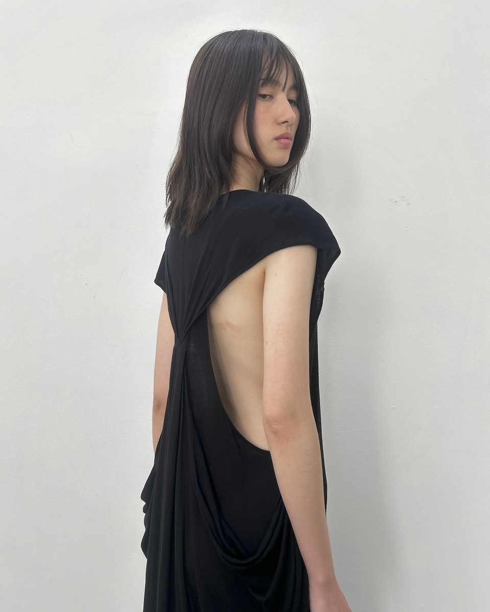 Nicholas K Double Layer Open Back Dress