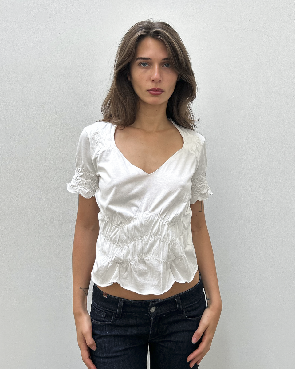 Yves Saint Laurent Ruched Top