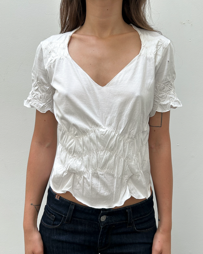Yves Saint Laurent Ruched Top
