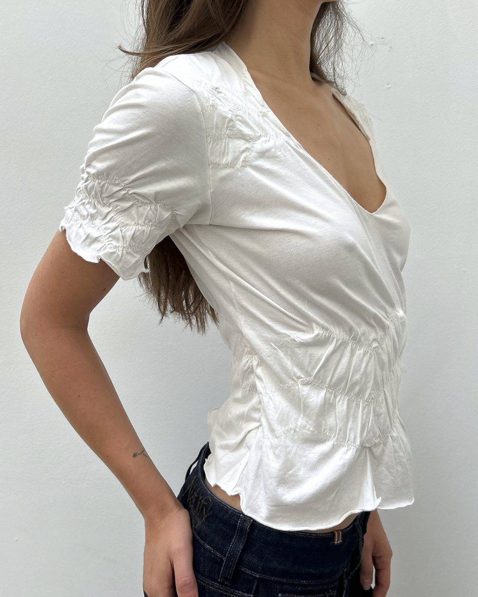 Yves Saint Laurent Ruched Top