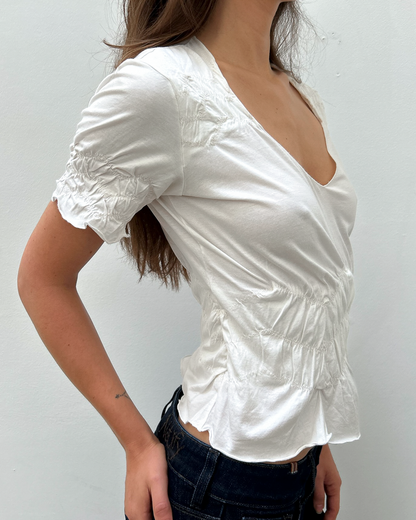 Yves Saint Laurent Ruched Top