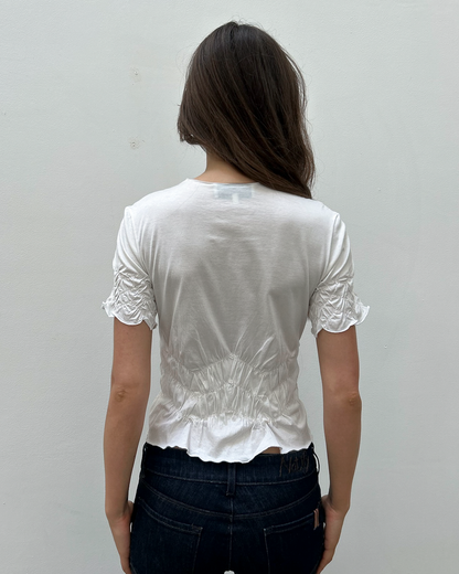 Yves Saint Laurent Ruched Top