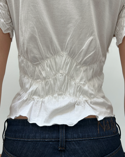 Yves Saint Laurent Ruched Top