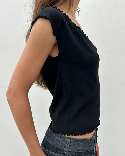 Gucci by Tom Ford FW1999 Ruffle-Trim Top