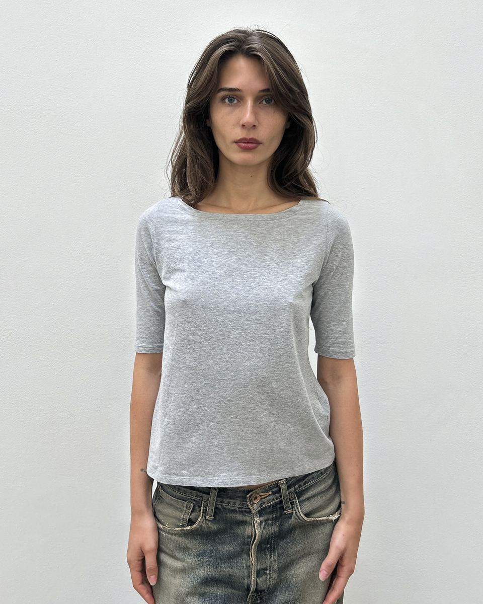 Y's Yohji Yamamoto 3/4 Sleeve Top
