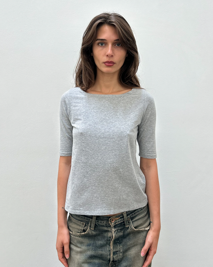 Y's Yohji Yamamoto 3/4 Sleeve Top