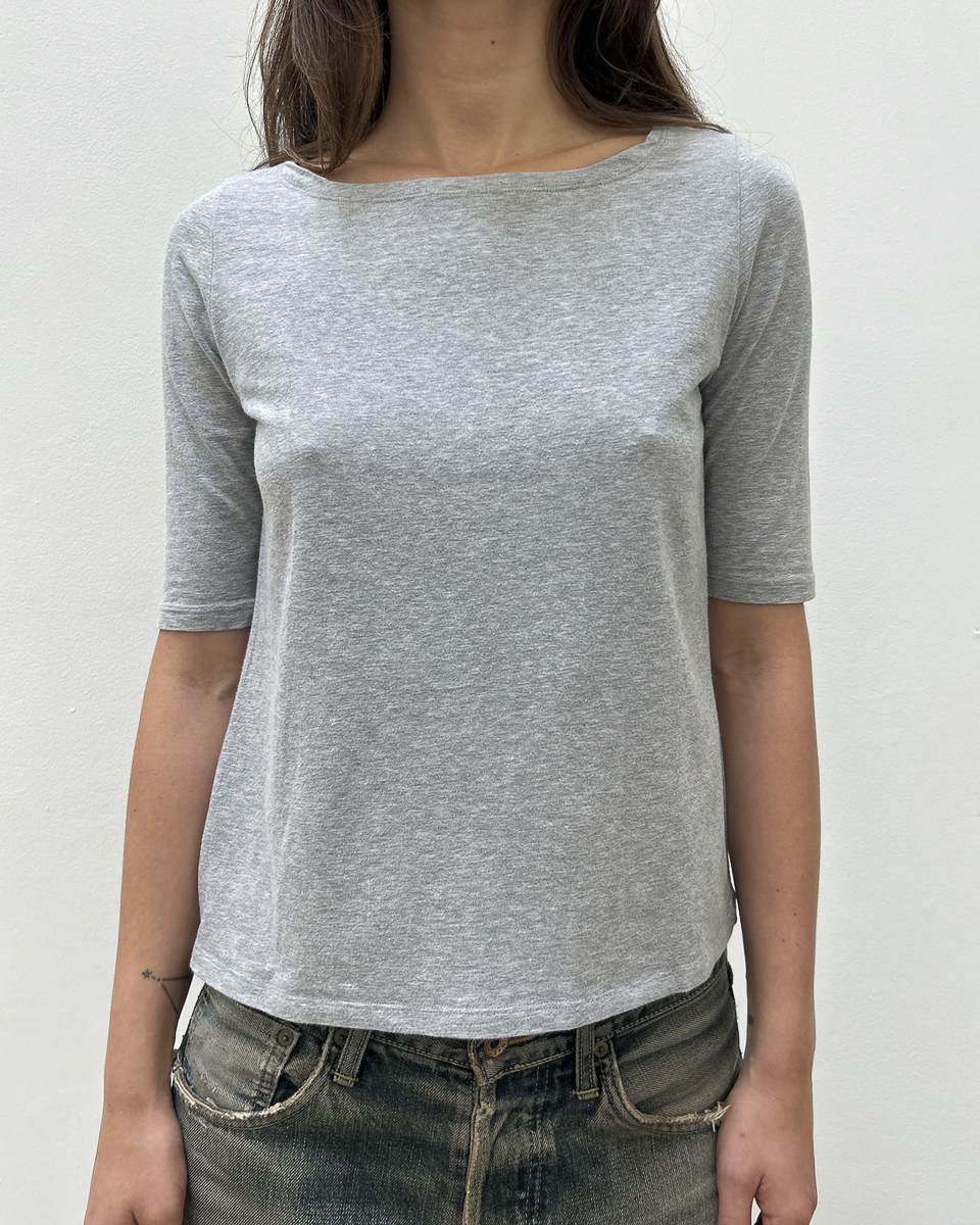Y's Yohji Yamamoto 3/4 Sleeve Top