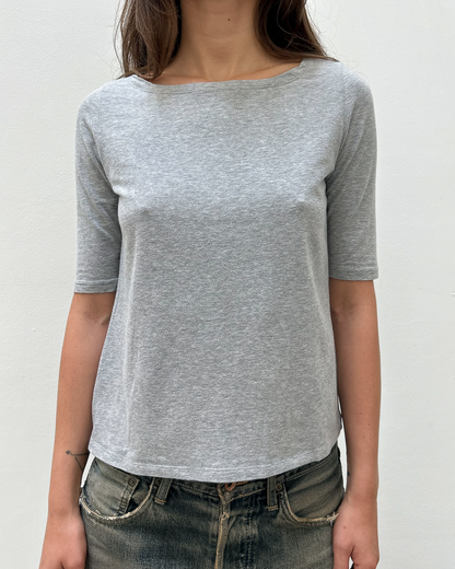 Y's Yohji Yamamoto 3/4 Sleeve Top