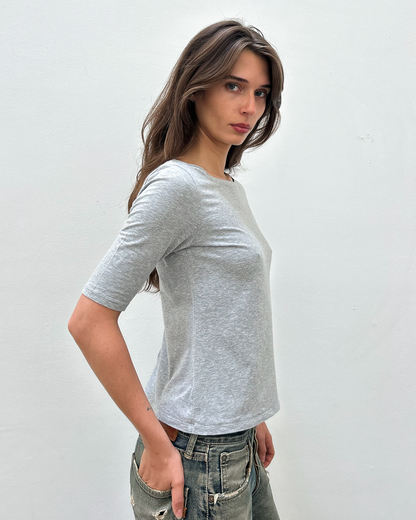 Y's Yohji Yamamoto 3/4 Sleeve Top