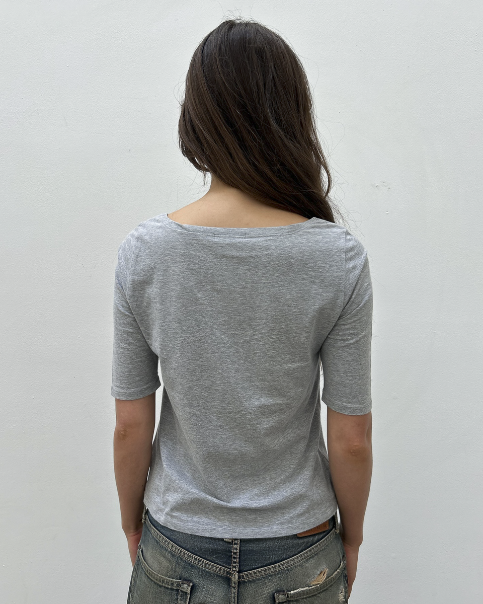 Y's Yohji Yamamoto 3/4 Sleeve Top