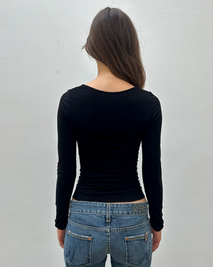 Issey Miyake Ruched Top