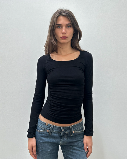 Issey Miyake Ruched Top