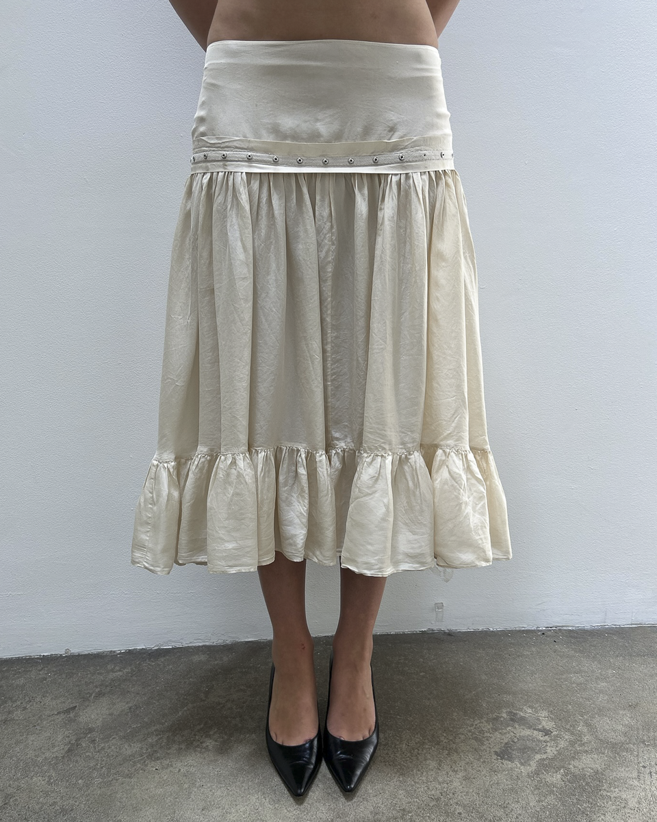 Chloe by Phoebe Philo SS2005 Silk Ruffle Skirt