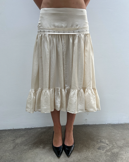 Chloe by Phoebe Philo SS2005 Silk Ruffle Skirt