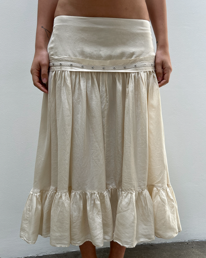 Chloe by Phoebe Philo SS2005 Silk Ruffle Skirt
