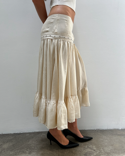 Chloe by Phoebe Philo SS2005 Silk Ruffle Skirt