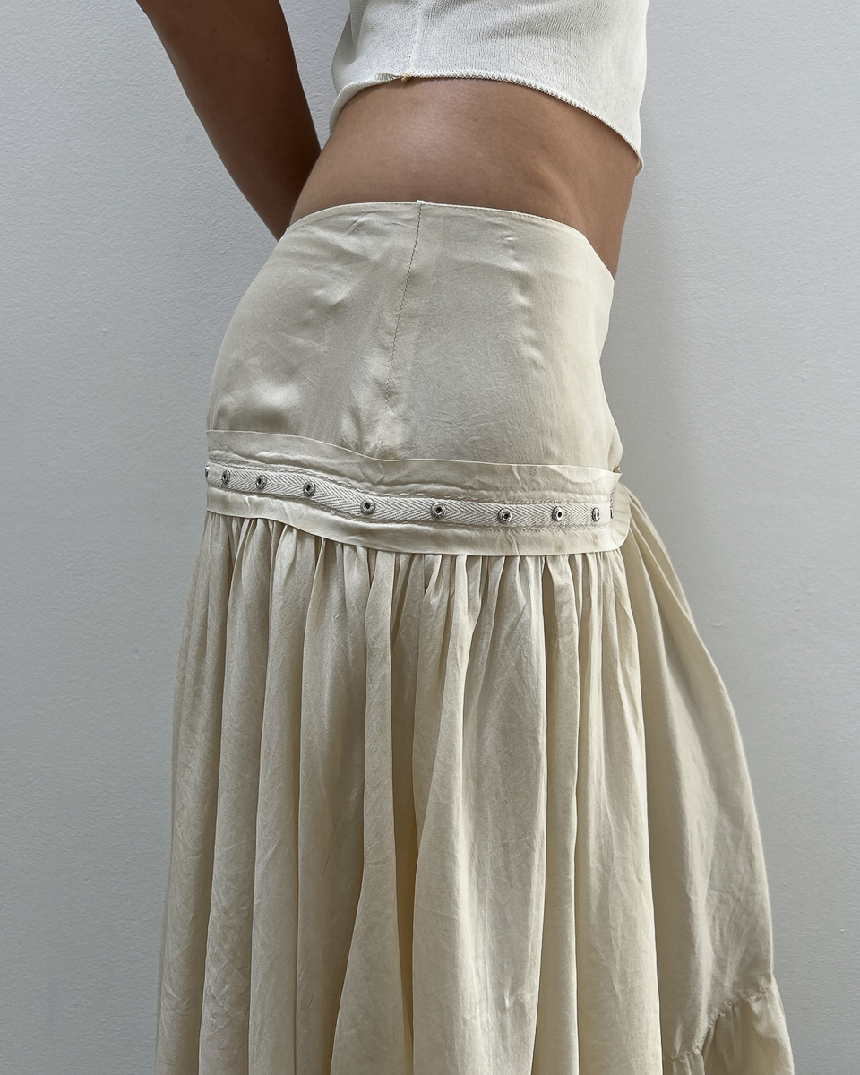 Chloe by Phoebe Philo SS2005 Silk Ruffle Skirt