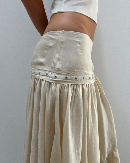 Chloe by Phoebe Philo SS2005 Silk Ruffle Skirt